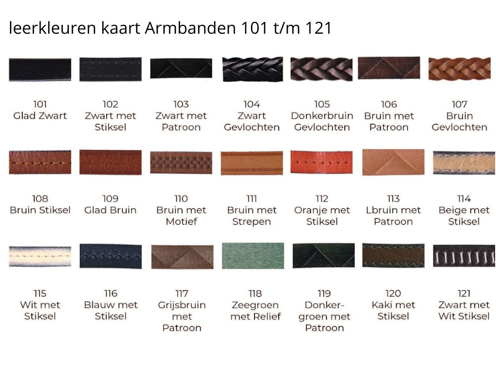 leerkleurenkaart 101 - 121